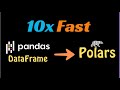 Supercharge Your Data Analysis with Polars 🚀: Speed Up Pandas DataFrame by 10x!