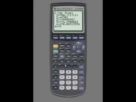 TI-83: Mean, Standard Deviation, Quartiles, 5-Number Summary TI-83: Mean, Standard Deviation, Quartiles, 5-Number Summary