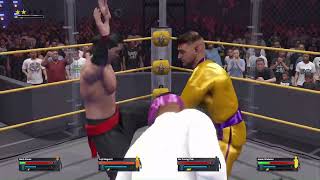 WWE 2K24:  WMAC:  Season 1: Episode 143:  Fight 8: Olympus v Cyclone v Great Wolf v Star Warrior