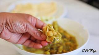 Curry Chickpeas with Eggplant is very delicious