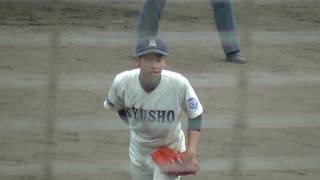 2016　秋　高校野球　福岡大会　久留米商　高本投手