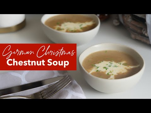 Chestnut soup with fennel