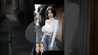 彼女がビキニに着替えたら　路地裏編　When she changes into a bikini　Back alley edition #ショート #ピタ止め #shorts