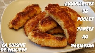 Aiguillettes de poulet panées au Parmesan