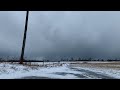 timelapse of intense snow squall hitting upstate ny 2 19 22