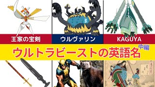 【海外ポケモン】英語でシャレも再現！言葉の壁を飛び越える ウルトラビーストの英語名を徹底解説！！中編【ゆっくり解説】