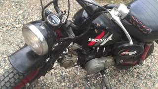 honda monkey z50j test