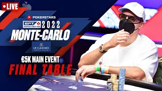 FINAL TABLE €5K MAIN EVENT: POKERSTARS EPT PRESENTED BY MONTE-CARLO CASINO ♠️  PokerStars