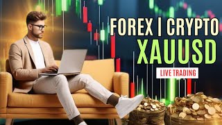 CRYPTO |FOREX | XAUUSD | GOLD LIVE TRADING 31-jan #livetrading #forex #crypto #xauusd #stockmarket