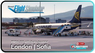 MSFS LIVE 🔴 | FINALLY GOT OUR HANDS ON BORIS SOUNDS FOR THE PMDG 737! #msfs2020