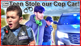 Teenager STOLE our COP CAR! GTA of a Patrol Vehicle