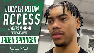 Jaden Springer FIRST Interview with Celtics Since Trade