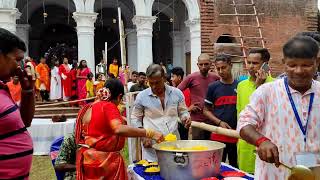 Bolidan and sandhi puja at Taki Raj Bari Puber in Durga puja 2022