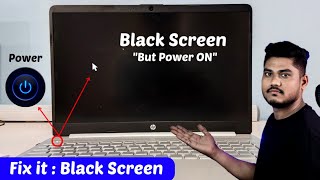 How to fix Laptop BLACK SCREEN Problem 2025 | Black Screen Problem | Laptop Starts but No Display