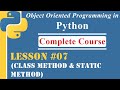 Lesson-07 | Class Method & Static Method | [OOP in Python]