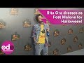 Rita Ora dresses as Post Malone for Halloween!