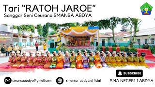 “RATOH JAROE” Sanggar Seni Ceurana SMAN 1 ACEH BARAT DAYA-Acara Pelepasan siswa kelas XII tahun 2023