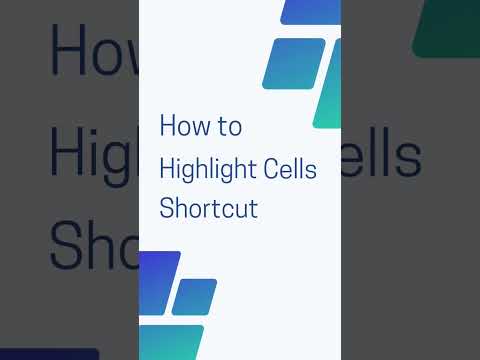 How to highlight cell shortcut in excel #exceltricks @LeilaGharani