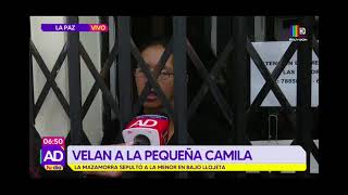 Velan a la pequeña Camila