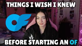 What i wish i knew before starting an Onlyfans