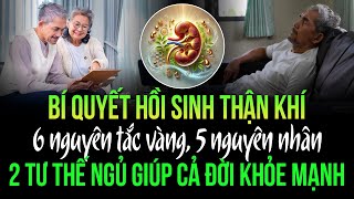 Bí quyết hồi sinh thận khí: 6 nguyên tắc vàng, 5 nguyên nhân thận suy và 2 tư thế ngủ cả đời khỏe