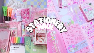 Pink My Melody 💕 Sanrio Stationery Pal Haul + Giveaway