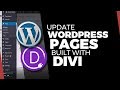 Edit WordPress Posts & Pages Built using Divi