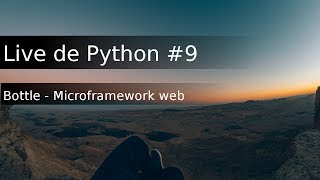 Live de Python #9 - Bottle - Microframework web