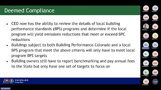 Building Performance Colorado 2025 Legislative Updates - Webinar 1