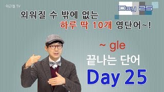 Day 25 (초급)외워질 수 밖에 없는 하루 딱 10개 영단어!