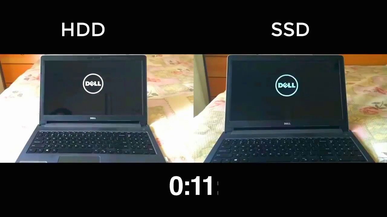 Ssd Vs Hdd Boot Up Windows 10 - YouTube