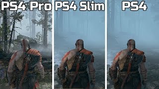 God Of War | PS4 Pro VS PS4 Slim VS PS4 | Graphics Comparison