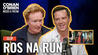 Andrew Scott Reacts To Conan's Appearance On Irish TV Show Ros na Rún | Conan O'Brien Needs A Friend