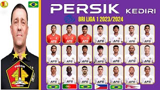 RESMI! Top Skuad Pemain PERSIK KEDIRI - BRI Liga 1 2023-2024