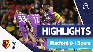 Davinson Sanchez leaves it late! | HIGHLIGHTS | Watford 0-1 Spurs