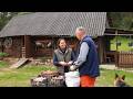 Peaceful Village Life: Spring Rains, Potato Planting & Greenhouse Construction