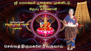 செல்வத் திருமகளே நீ வருவாய் by Kalaimamani Smt. Revathi Sankaran