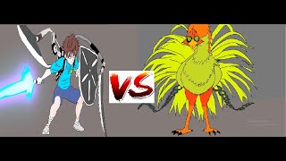 OPM Child emperor vs Phoenix man full fight (Animated)