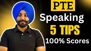 PTE Speaking 5 Tips, how to get 90 Scores ( Gurwinder PTE )