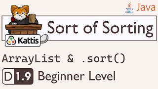CP-1.010 Java Tutorial - Sorting an ArrayList