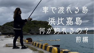 【前編】初心者が元旦に車で行ける島　　浜比嘉島で釣りしてみた。【沖縄釣り】【釣りガール】【浜比嘉島】