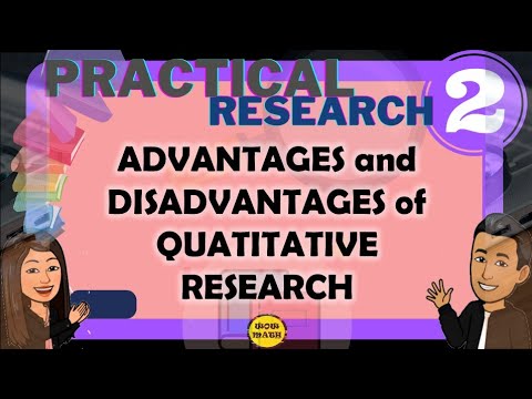 What are the advantages and disadvantages of quantitative techniques?