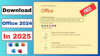 🔥💥 How to Download Microsoft Office 2024 For Free || Download and Install Office 2024