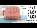 Happ Brand Levy Backpack Dusty Rose Diaper Bag Review