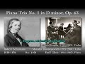 schumann piano trio no. 1 gilels u0026 kogan u0026 rostropovich 1958 シューマン ピアノ三重奏曲第1番 ギレリス