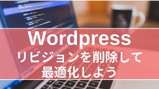 Wordpressの『リビジョン』を削除して最適化する方法！