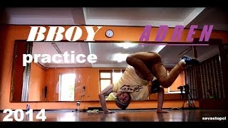 bboy Adren practice 2014 | Fancy Dance School