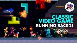 Classic Video Game Characters in a Race 2