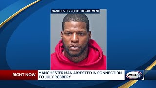 Manchester man arrested in connection with robbery