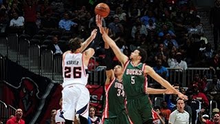 Kyle Korver's 11 points in One Minute Scorches Bucks